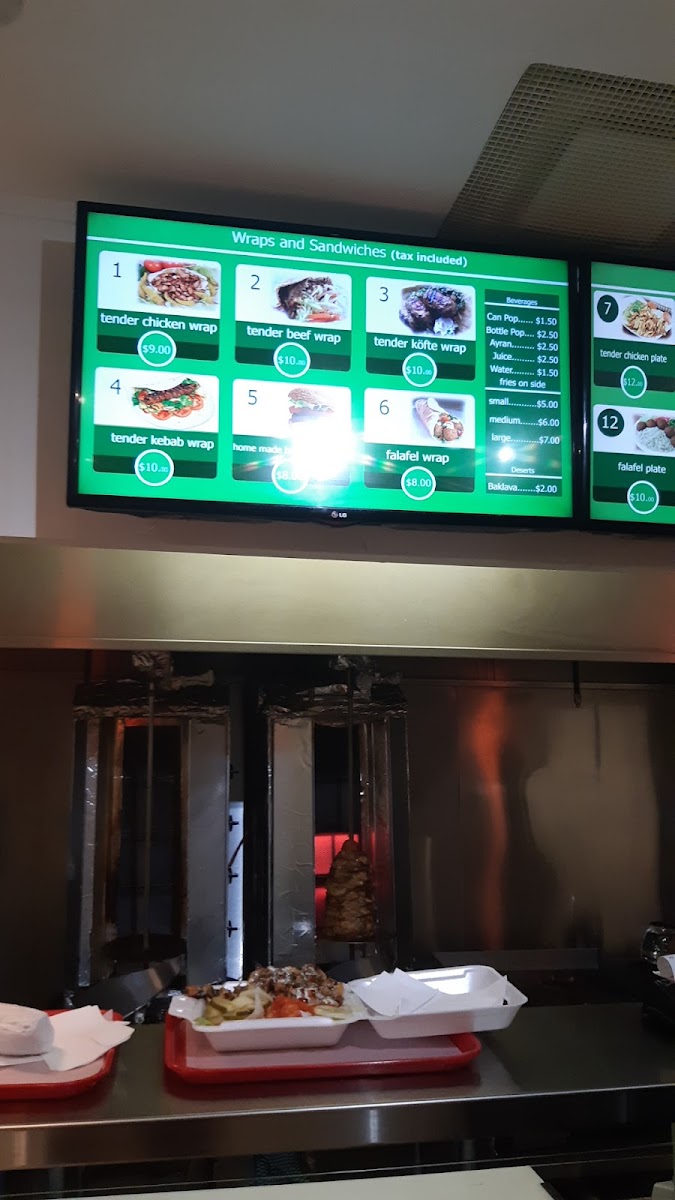 Menu Tender Shawarma & Grill-8