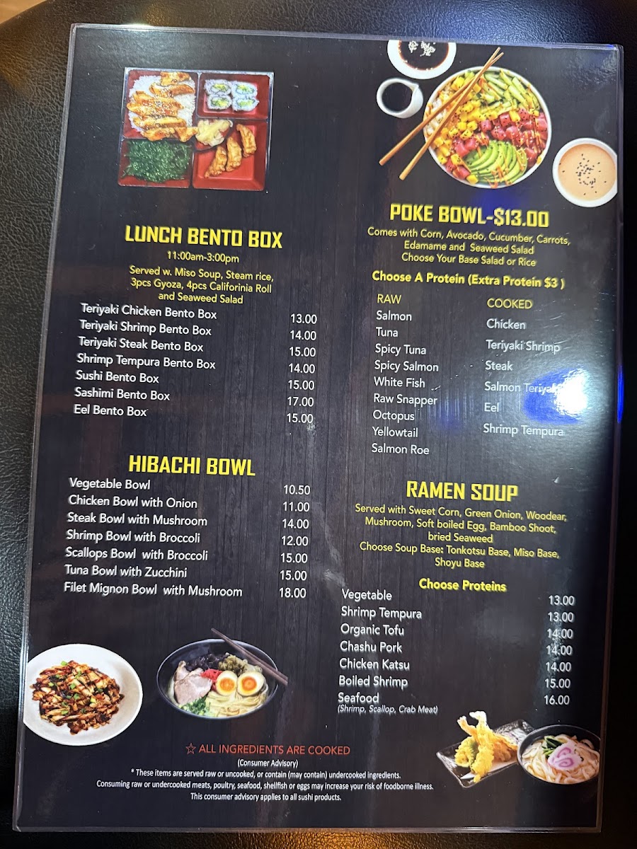 Menu Tengu Japanese Steakhouse-8