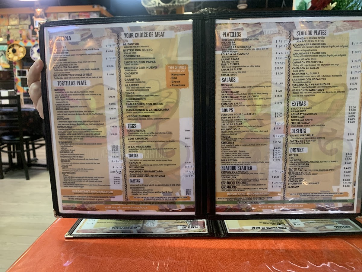 Menu Tenoch Grill And Bar-2