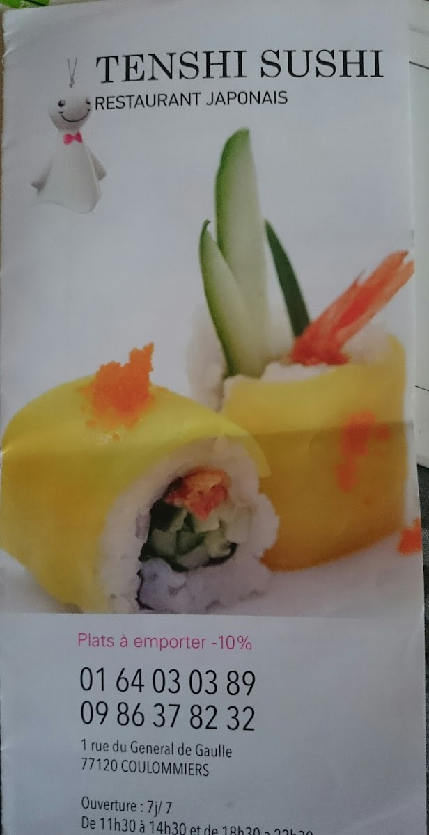 Menu Tenshi Sushi-1