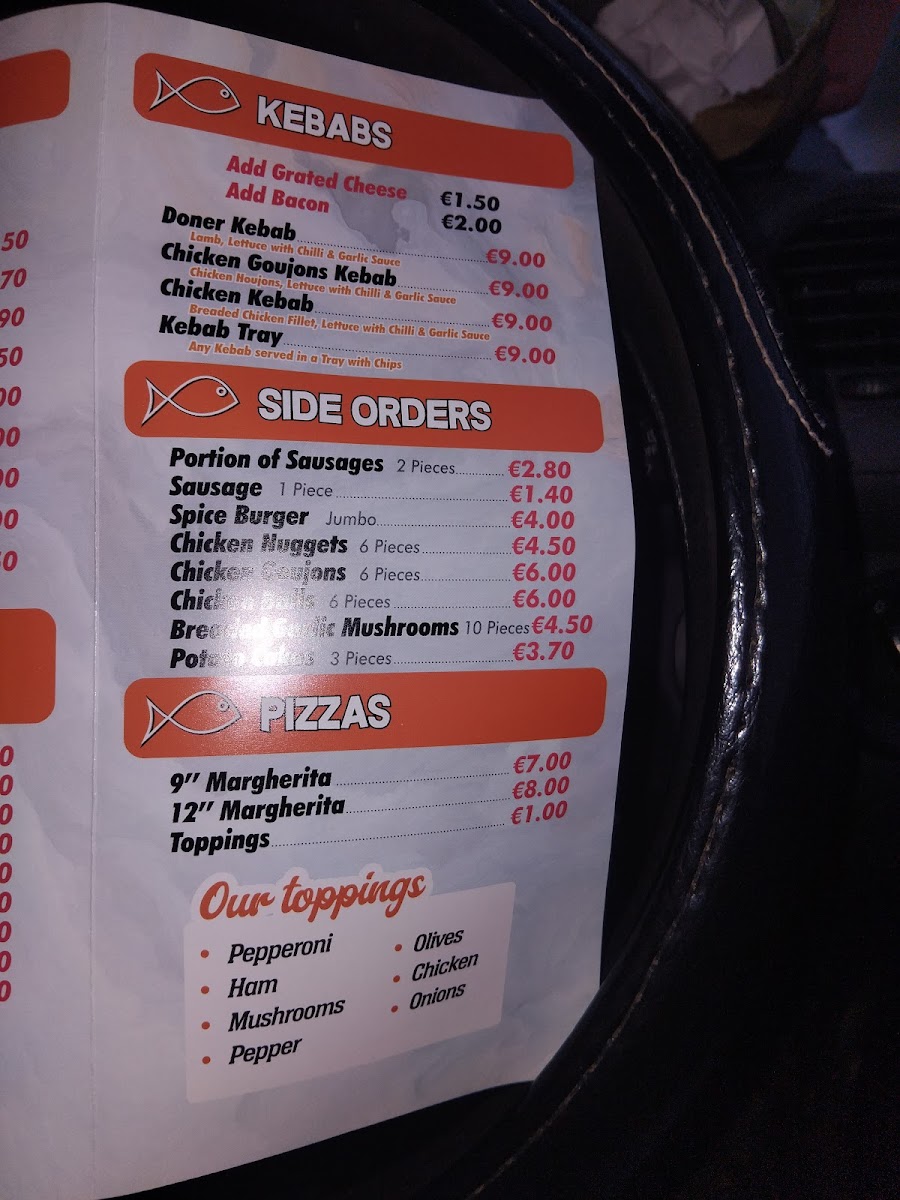 Menu Teo's Chipper Coolock Take Away & Delivery-3