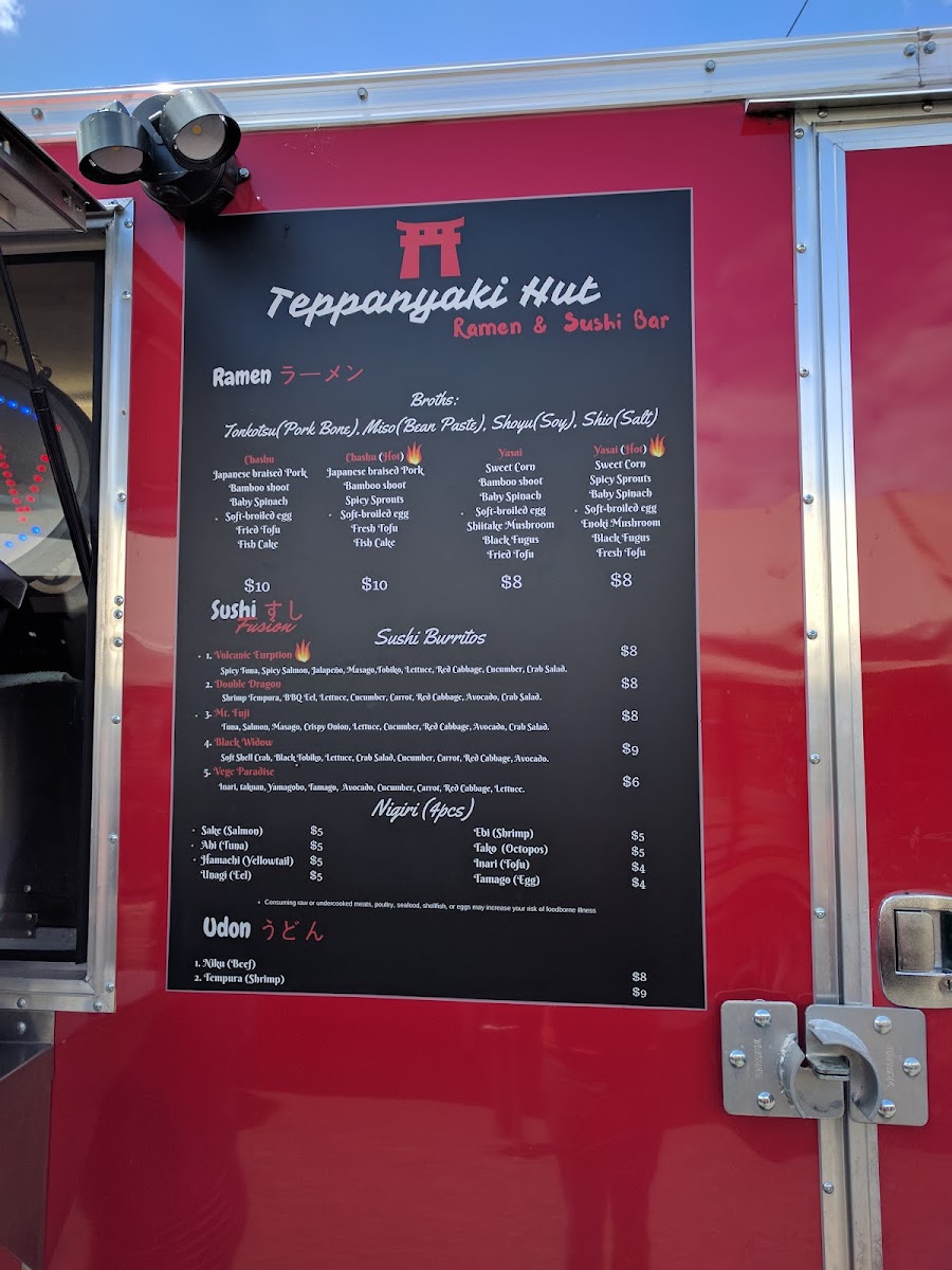 Menu Teppanyaki Hut - North Portland-8