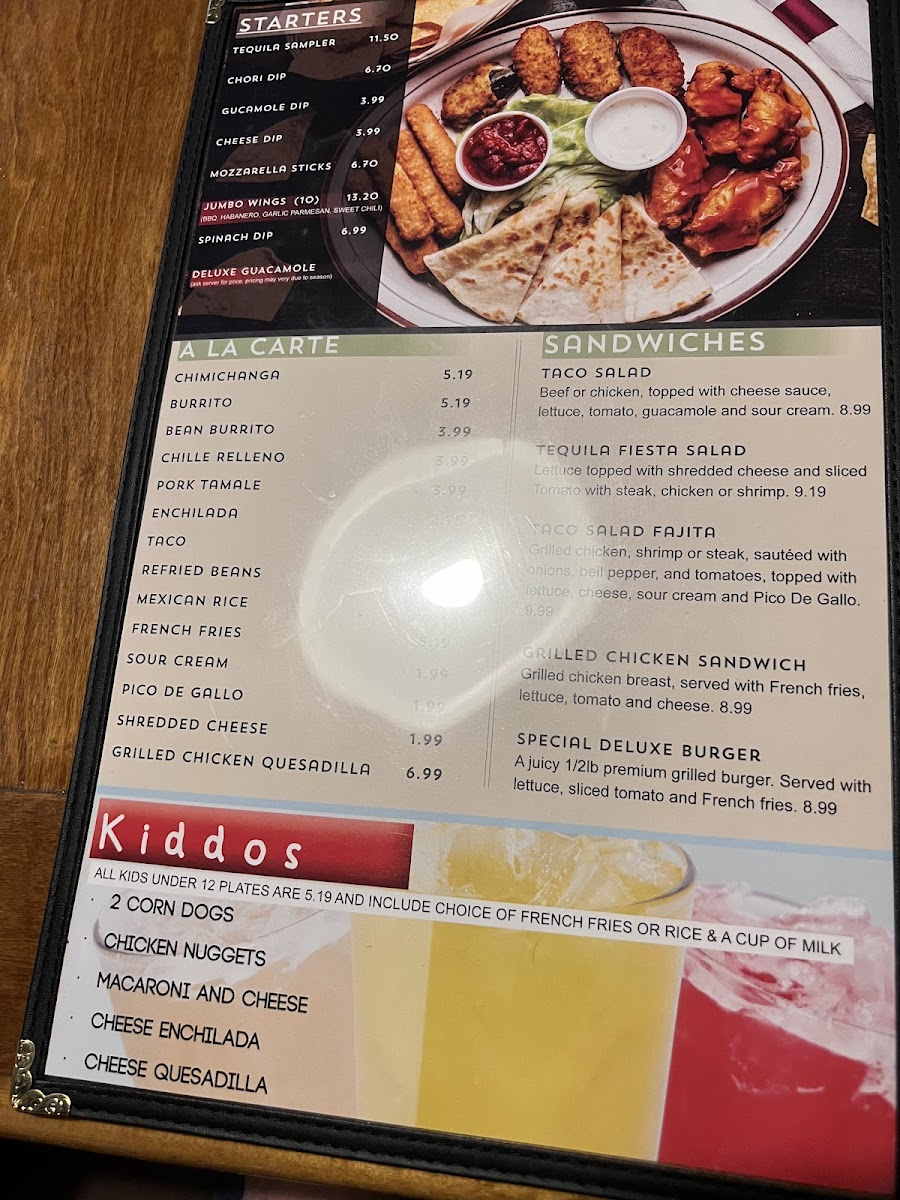 Menu Tequila Mexican Restaurant - West Side-6