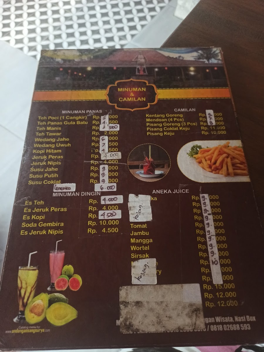 Menu Teras Petruk-2