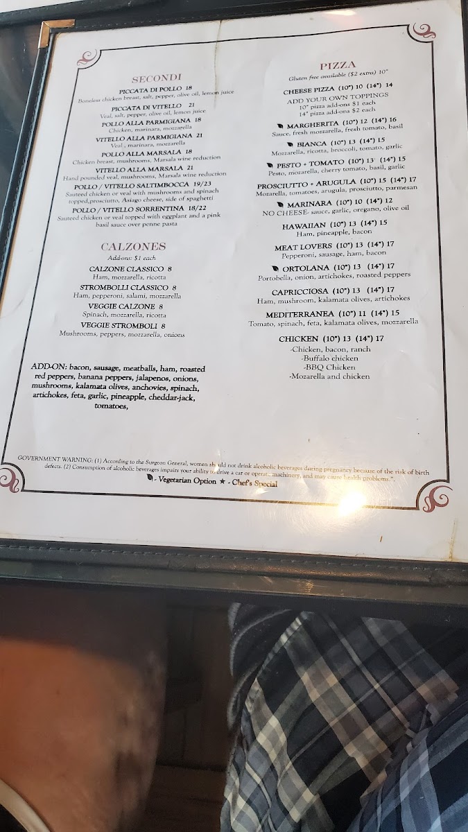 Menu Terra Mia Italian Bistro & Pizzeria-10