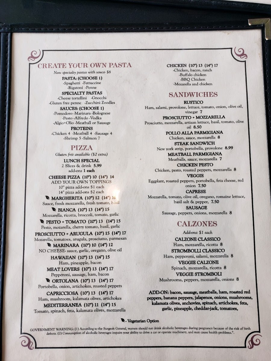 Menu Terra Mia Italian Bistro & Pizzeria-6
