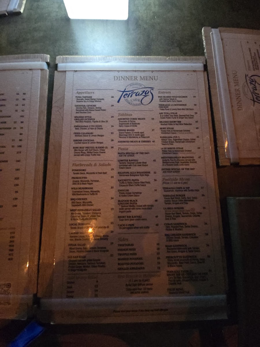 Menu Terrazas At Lyfe Hollywood - Oceanfront Rooftop @ Lyfe Resort-10