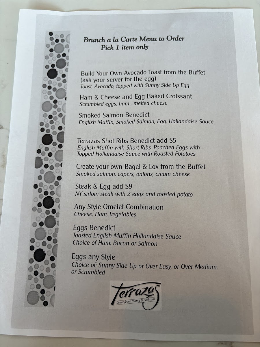 Menu Terrazas At Lyfe Hollywood - Oceanfront Rooftop @ Lyfe Resort-6