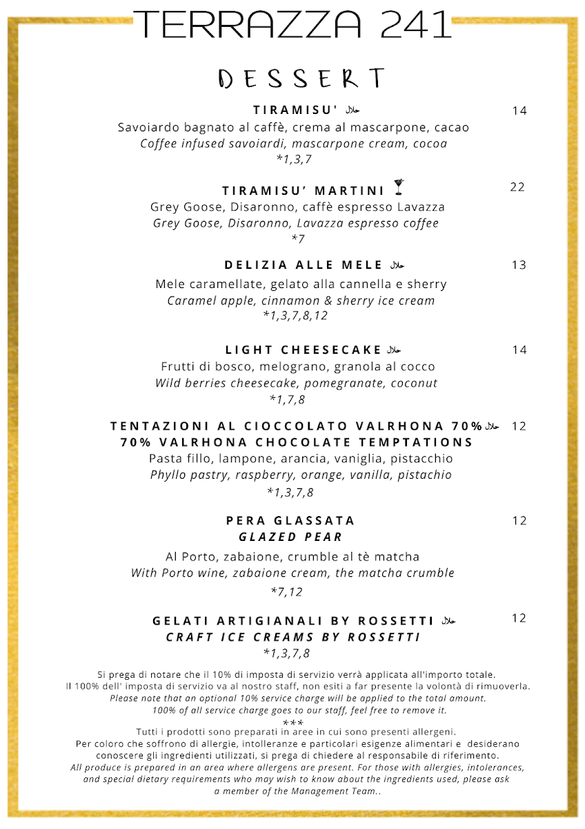 Menu Terrazza 241-1