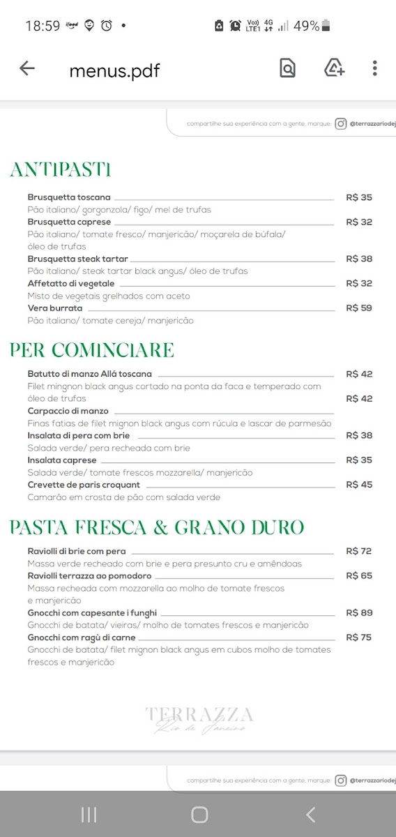 Menu Terrazza Garden Rio De Janeiro-4