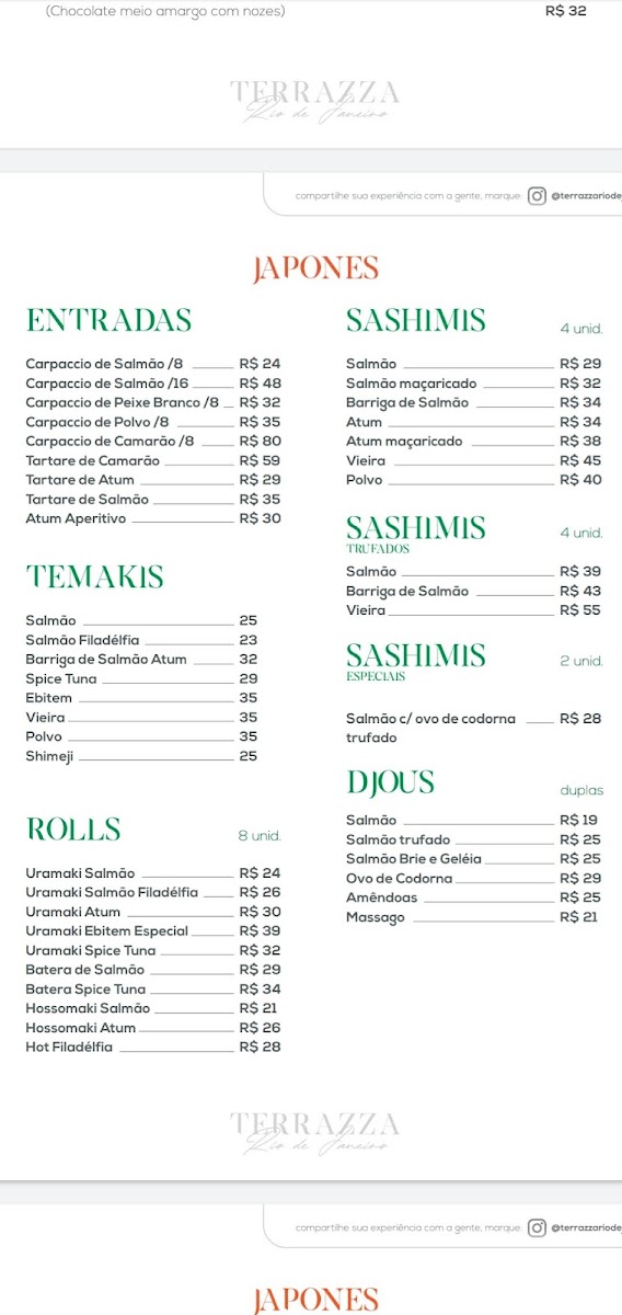 Menu Terrazza Garden Rio De Janeiro-5