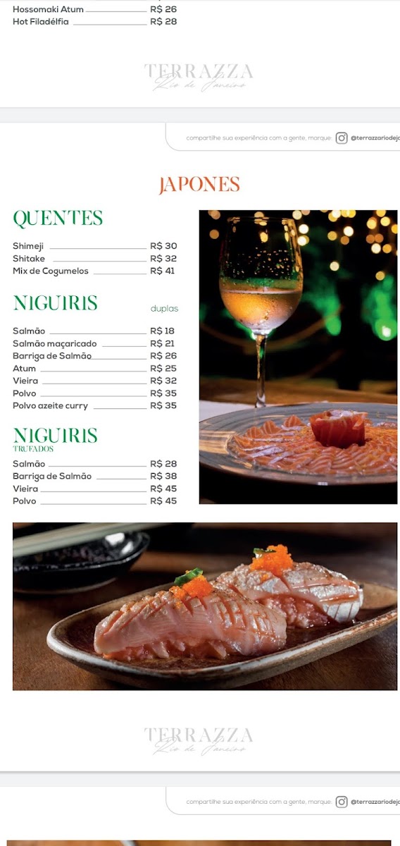 Menu Terrazza Garden Rio De Janeiro-8