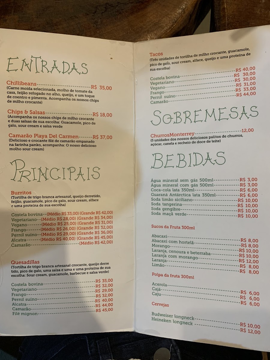 Menu Território Mexicano-5