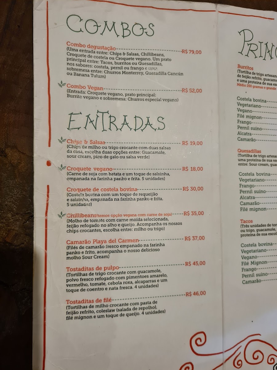 Menu Território Mexicano-9