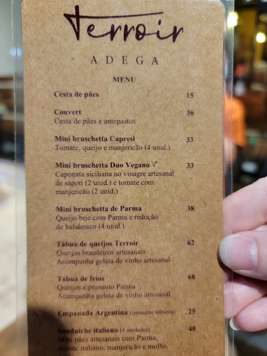 Menu Terroir Bar De Vinhos-2