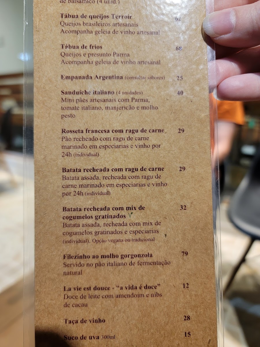 Menu Terroir Bar De Vinhos-3