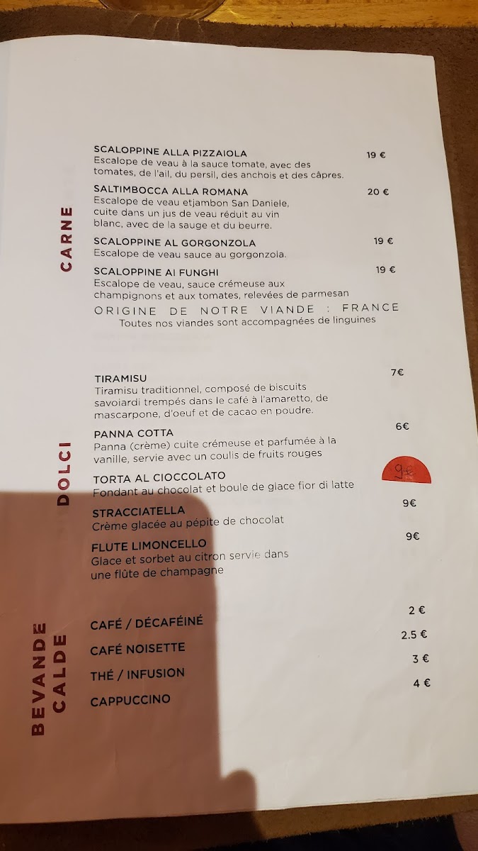 Menu Tesoro D'italia - Rougemont-2