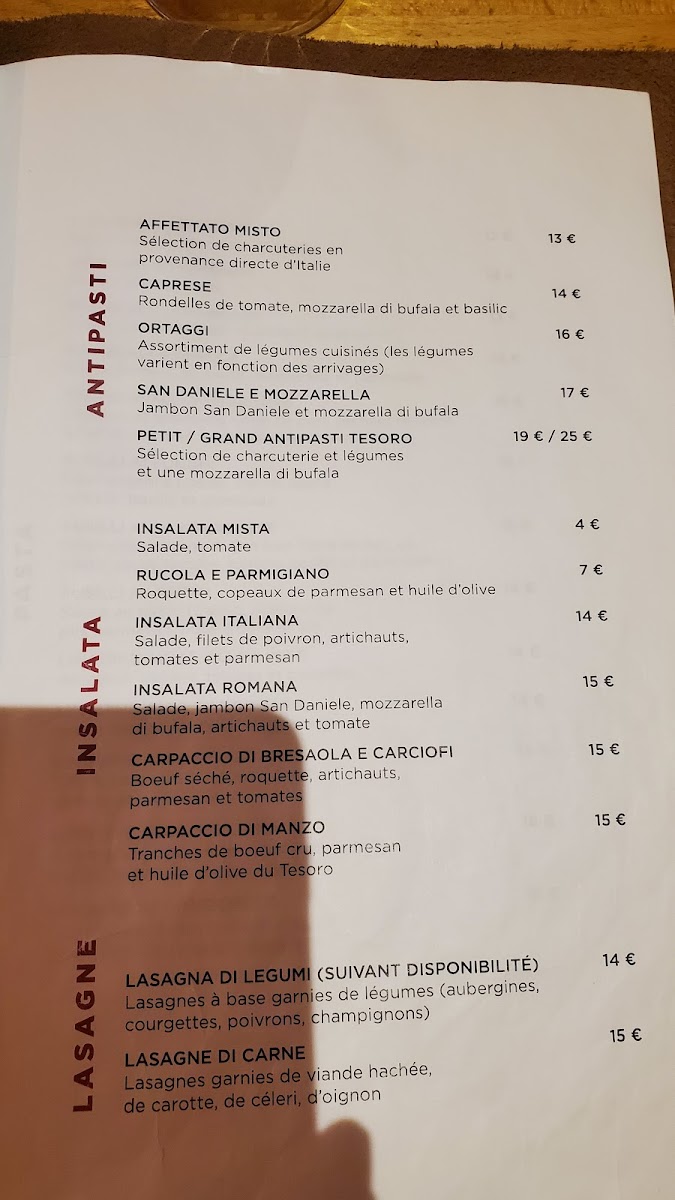 Menu Tesoro D'italia - Rougemont-3