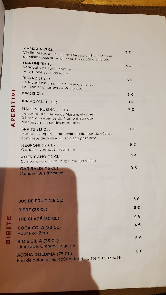 Menu Tesoro D'italia - Rougemont-8