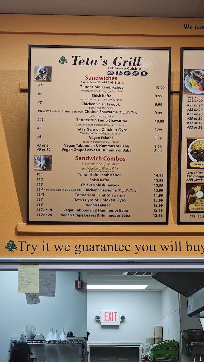 Menu Teta's Grill Lebanese Cuisine-6