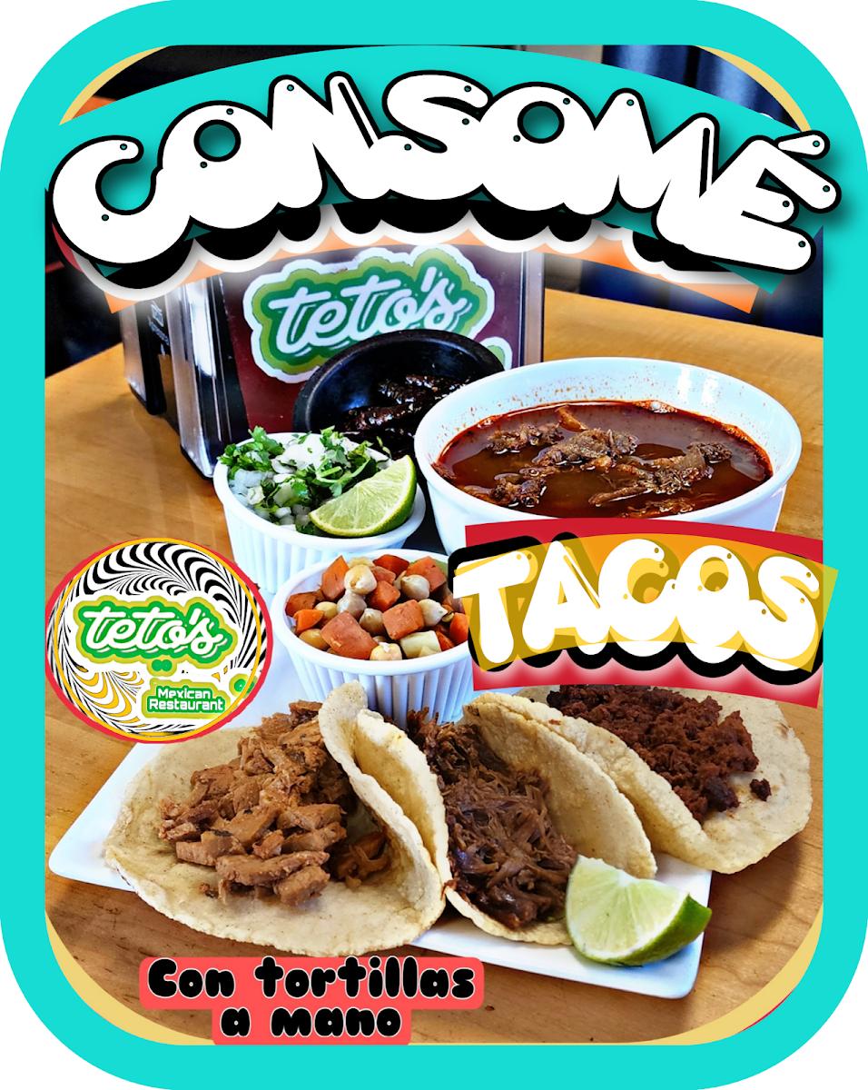 Menu Teto's Mexican Restaurant-1