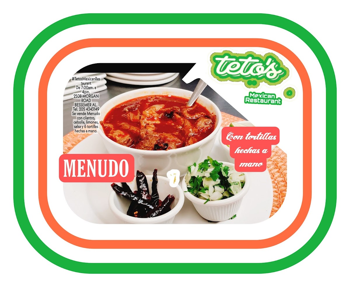Menu Teto's Mexican Restaurant-6