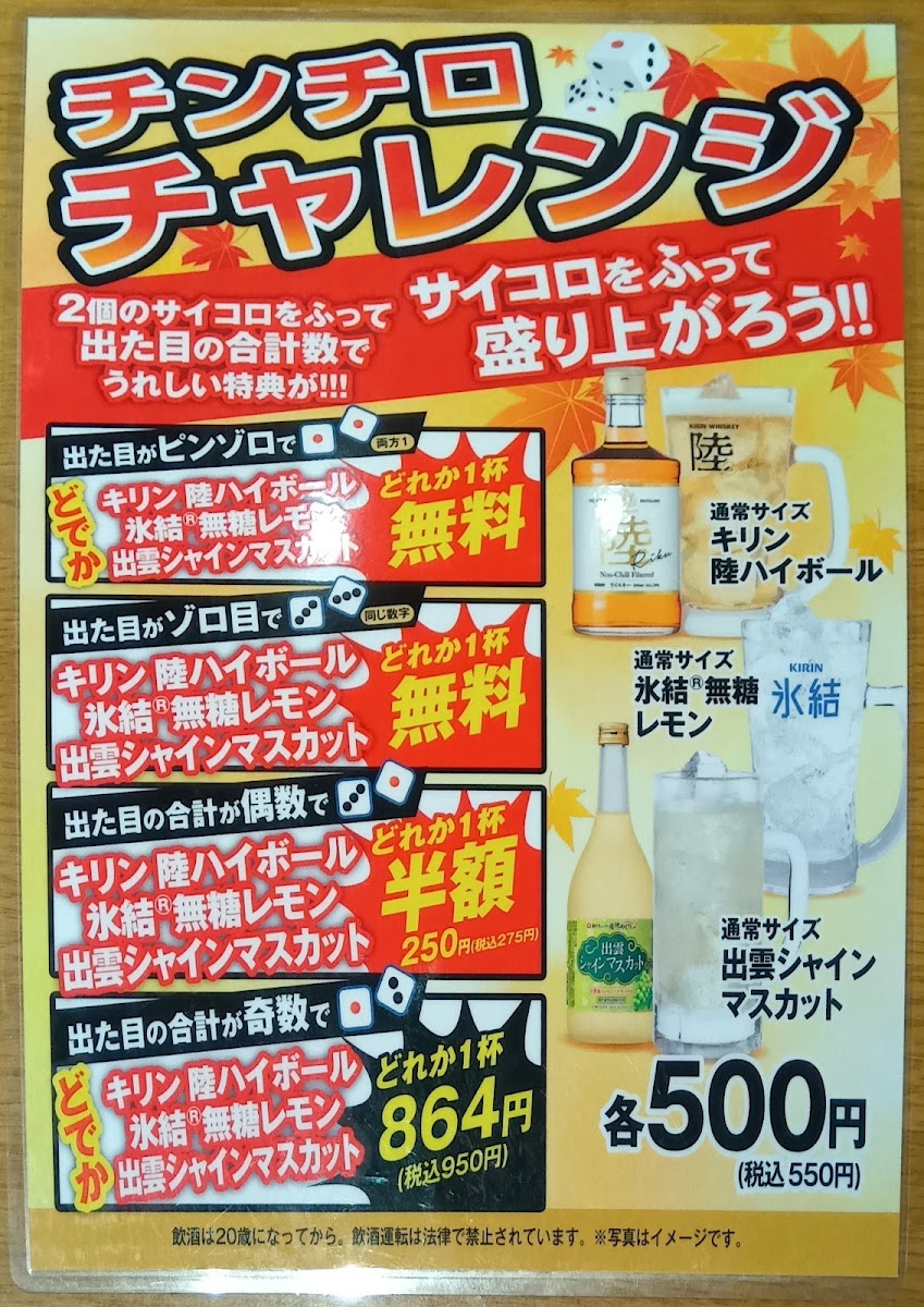 Menu Tetsuichi-6