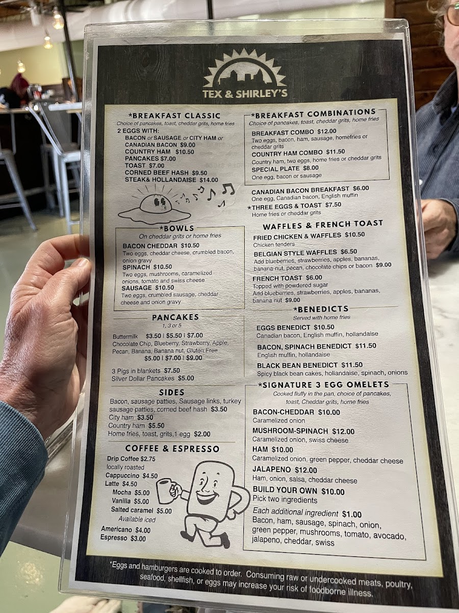 Menu Tex & Shirley’S Family Restaurant-2