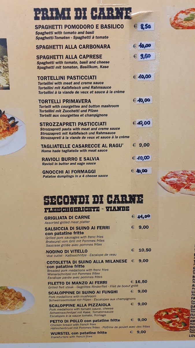 Menu Texas-1