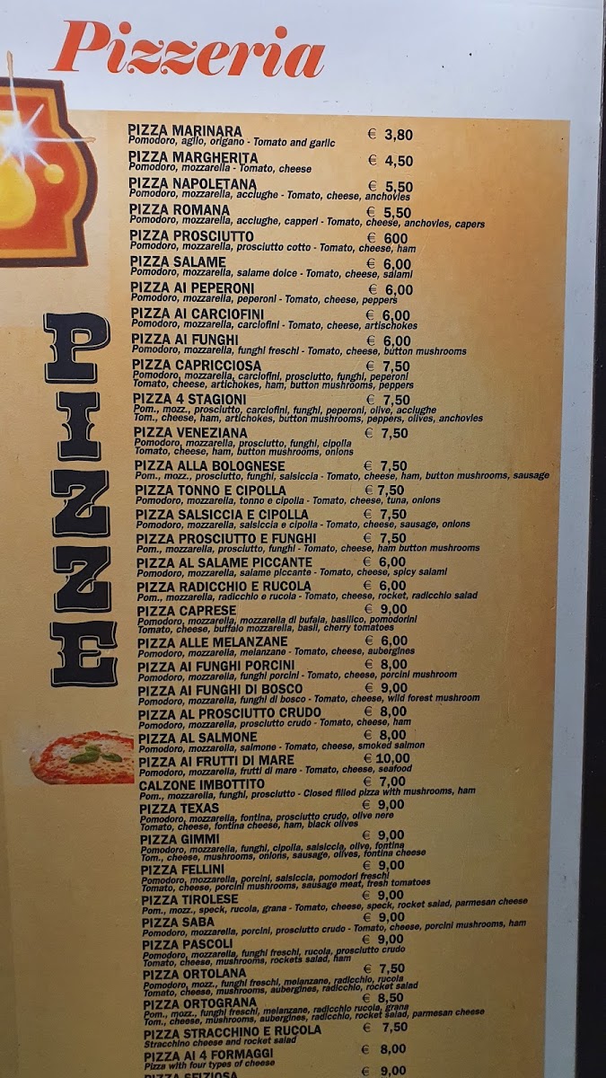 Menu Texas-4