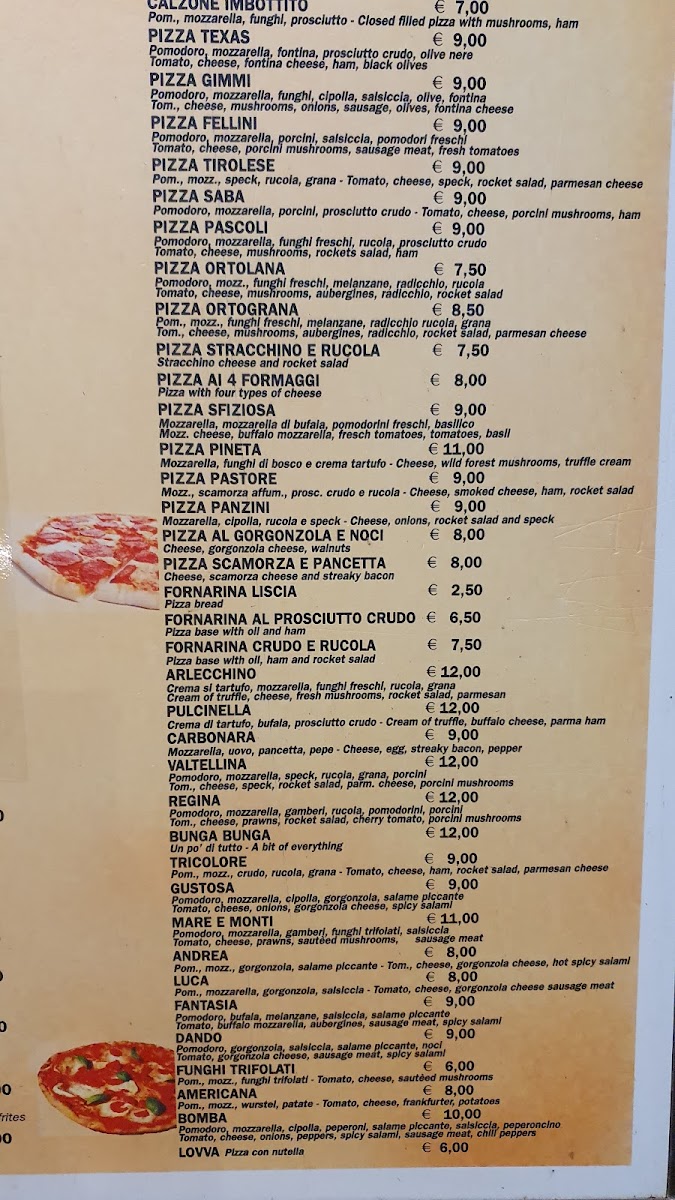 Menu Texas-5