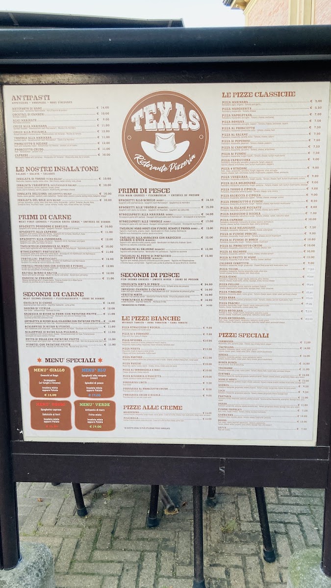 Menu Texas-6