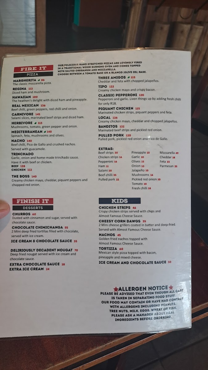 Menu Texican Willows-10
