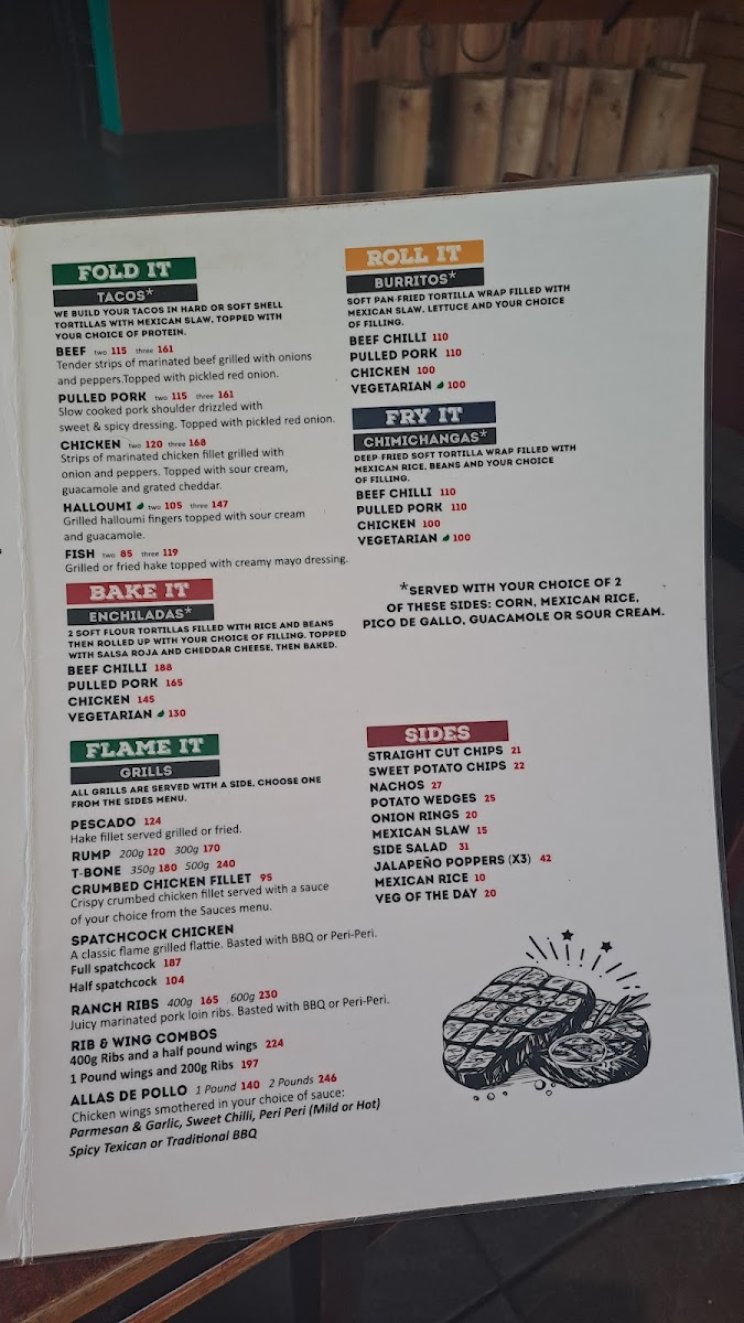 Menu Texican Willows-8