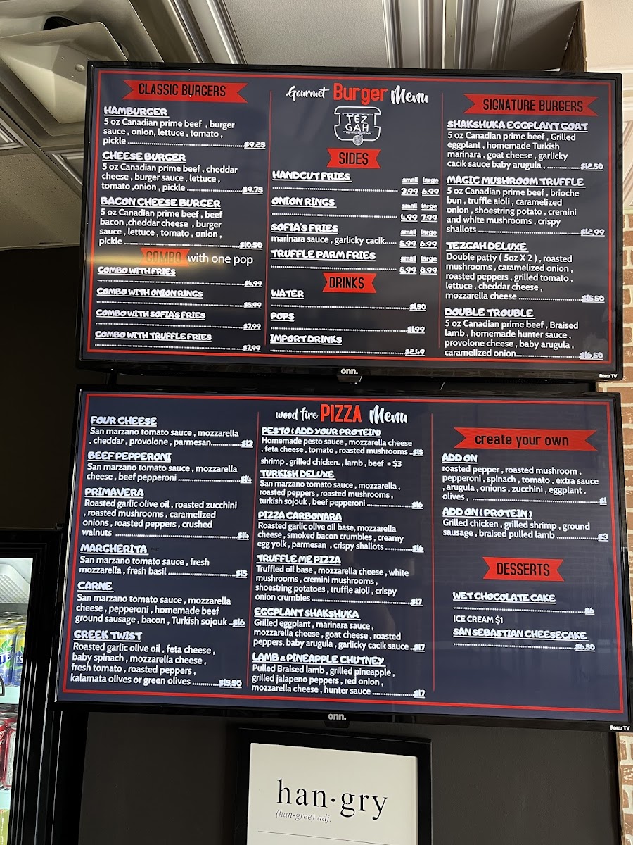 Menu Tezgah Gourmet Burgers & Wood Fire Pizza-10