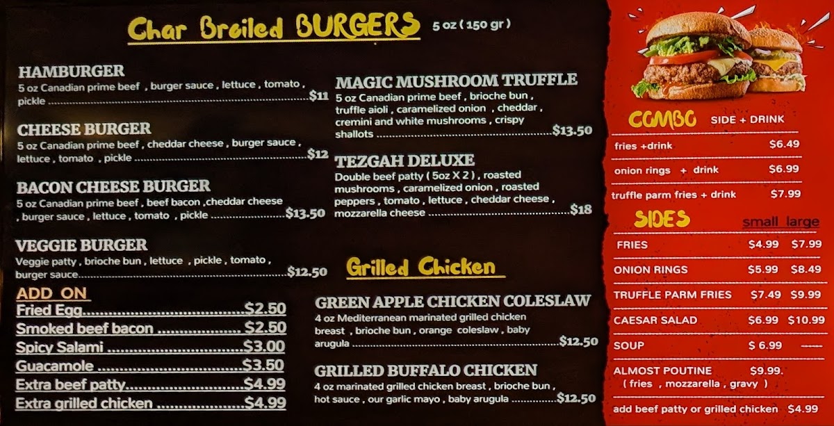 Menu Tezgah Gourmet Burgers & Wood Fire Pizza-2