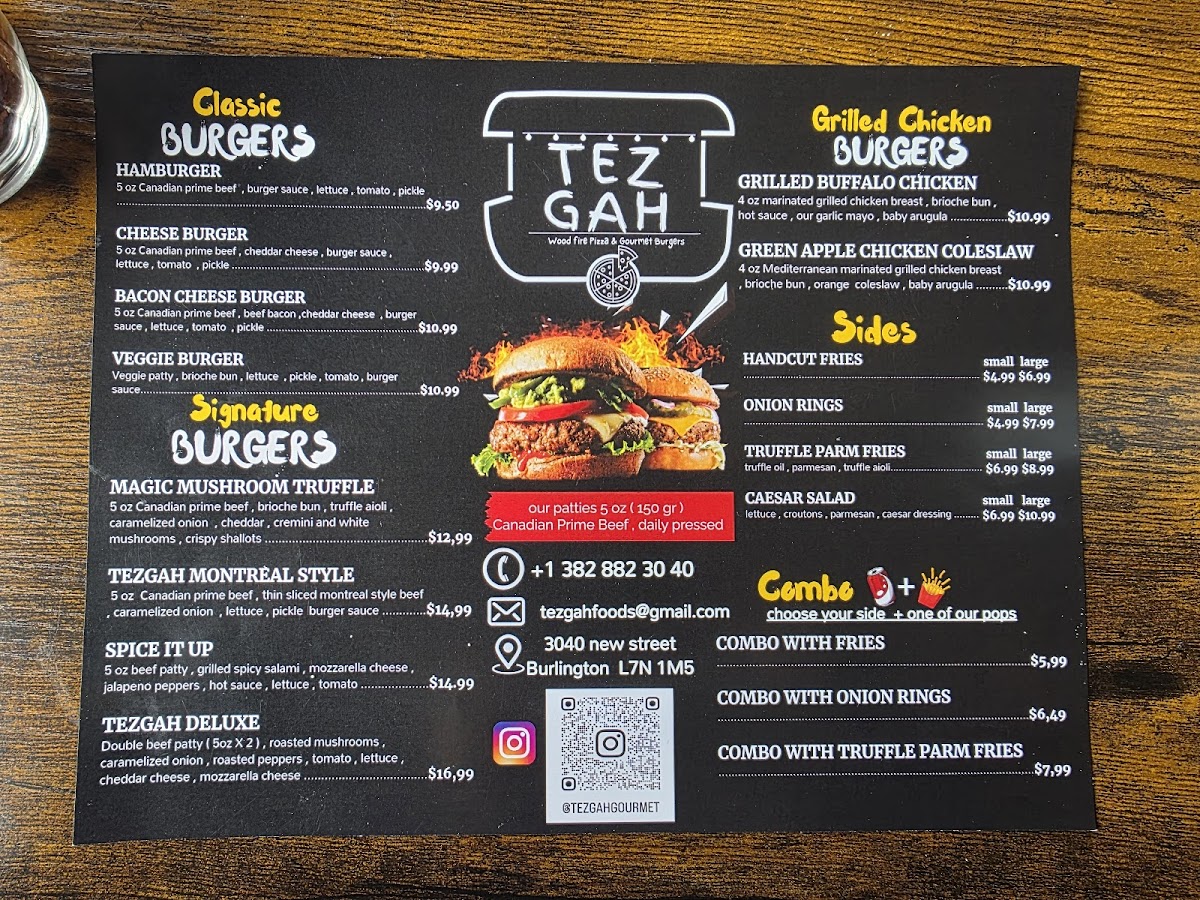 Menu Tezgah Gourmet Burgers & Wood Fire Pizza-5