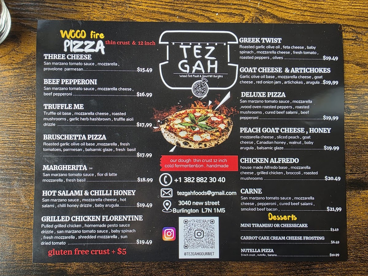 Menu Tezgah Gourmet Burgers & Wood Fire Pizza-6