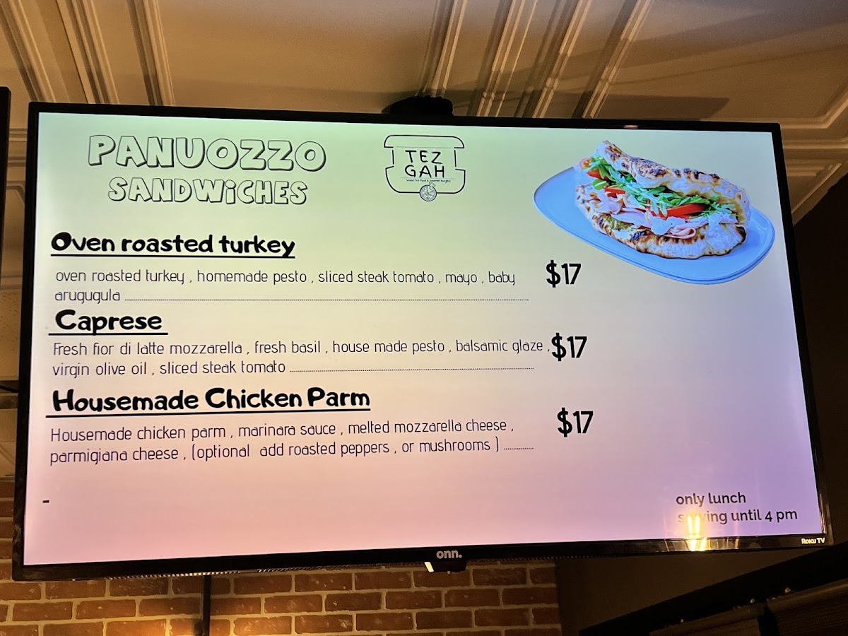 Menu Tezgah Gourmet Burgers & Wood Fire Pizza-8