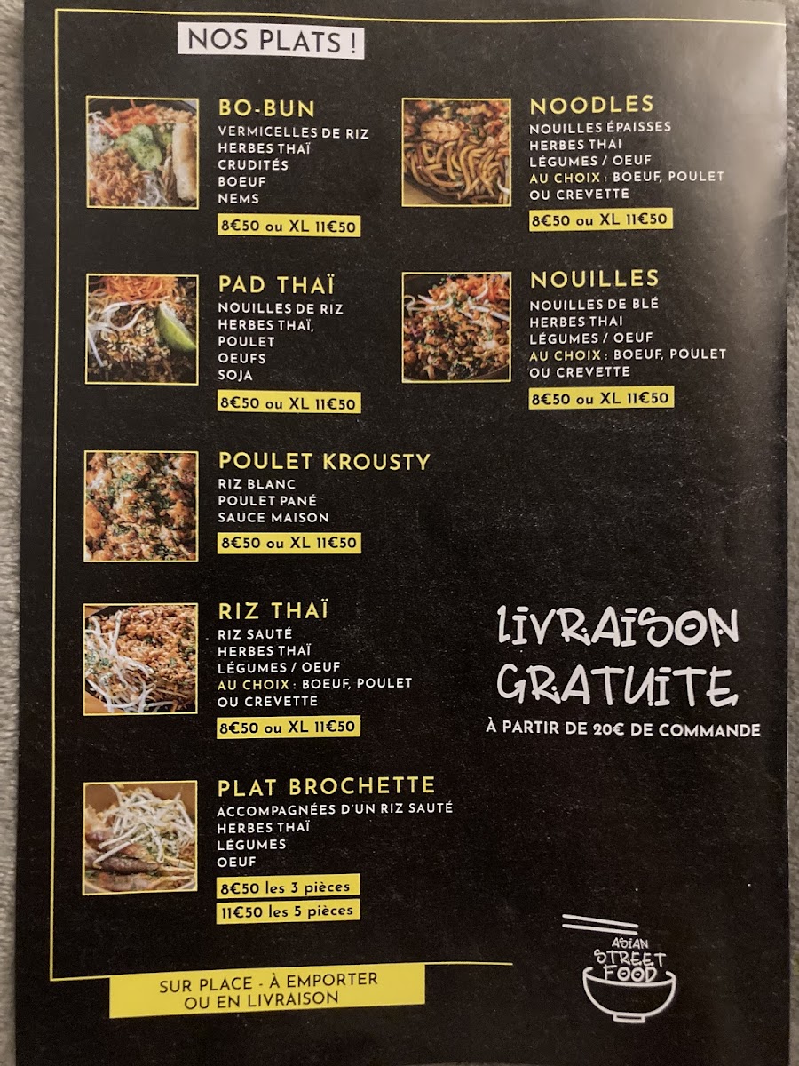 Menu Thaï Food-1