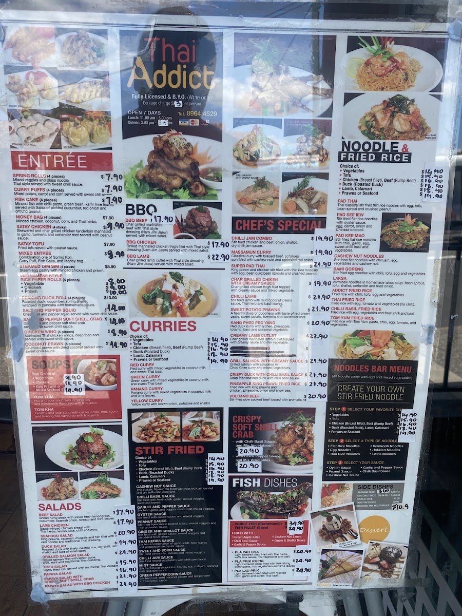 Menu Thai Addict Restaurant-8