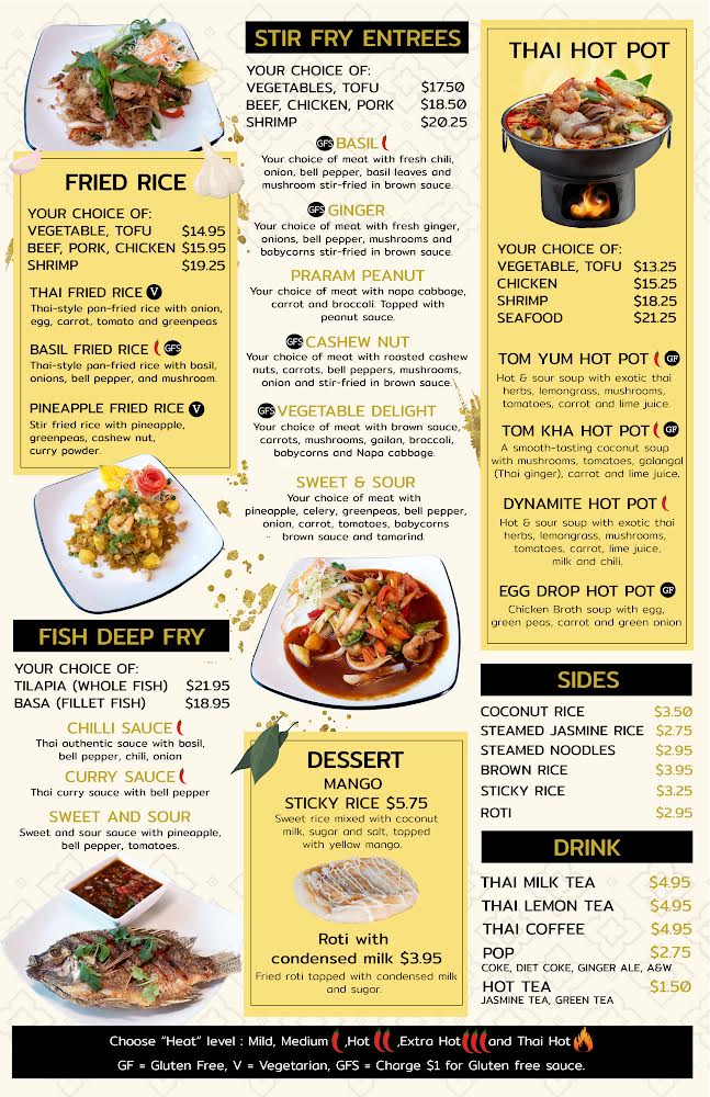 Menu Thai Bistro Authentic Thai Cuisine-1