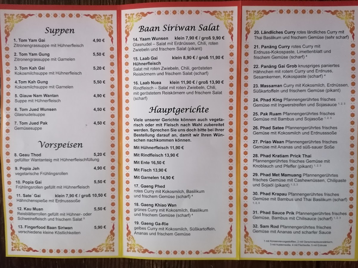 Menu Thai Bistro Baan Siriwan-2