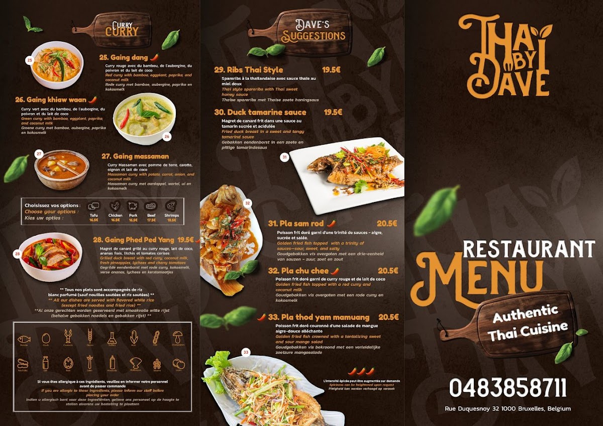 Menu Thai By Dave-2