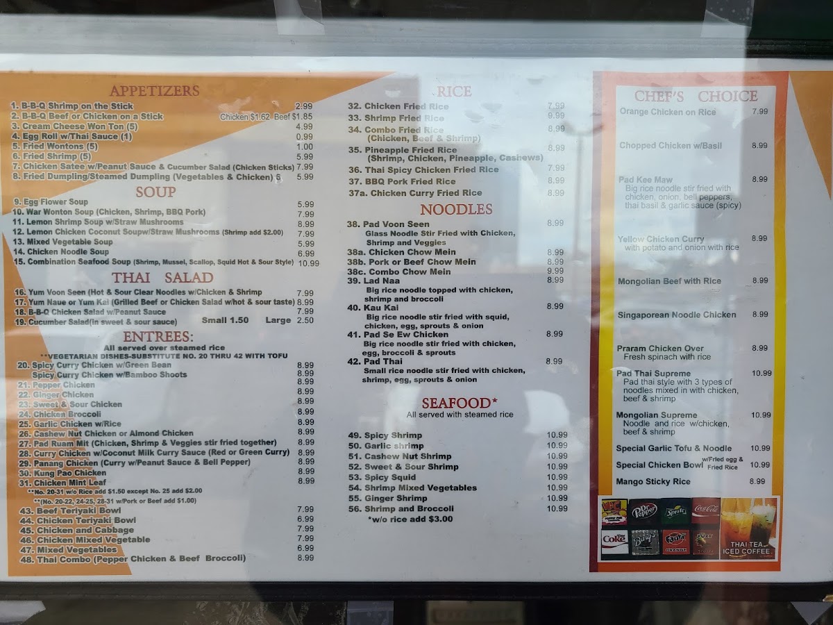 Menu Thai & Chinese Food-4