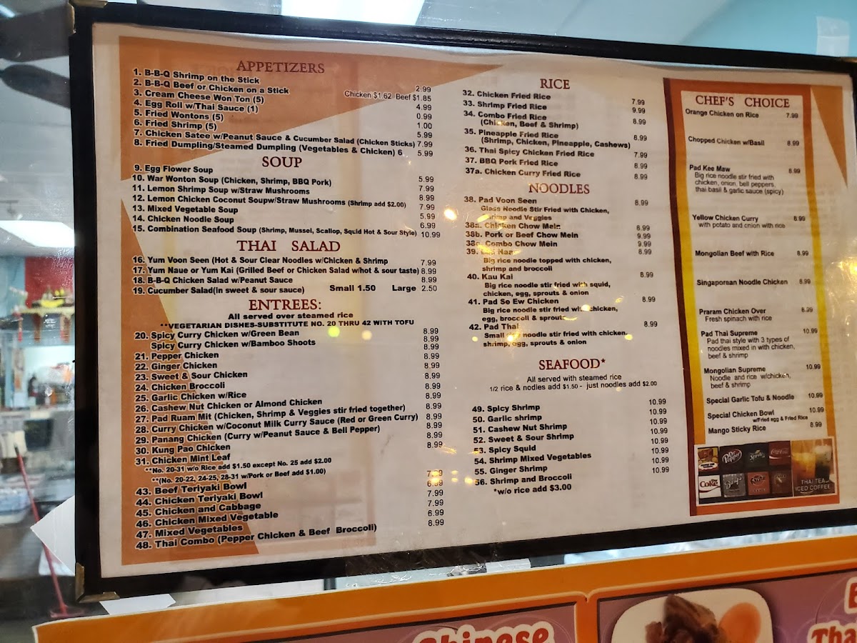 Menu Thai & Chinese Food-5