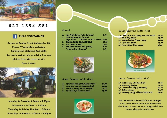 Menu Thai Container-2