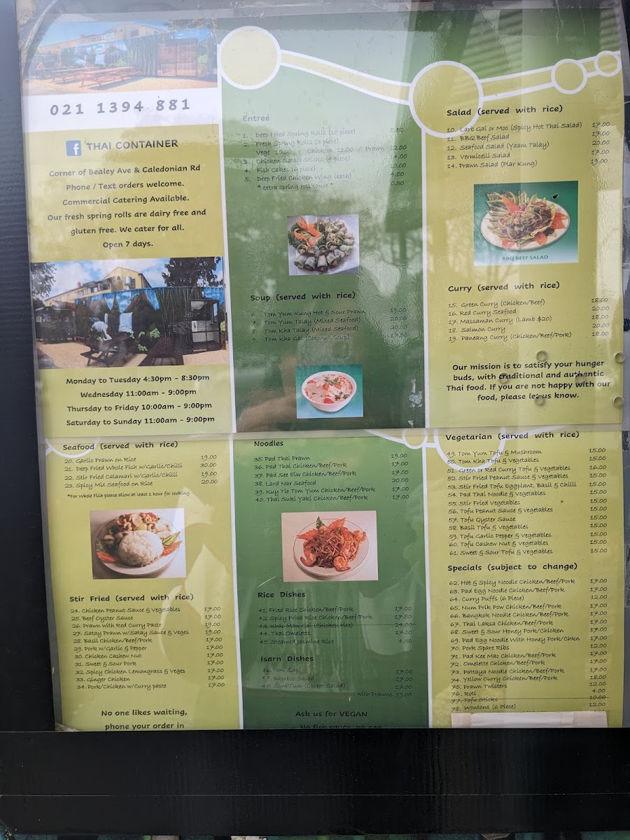 Menu Thai Container-5