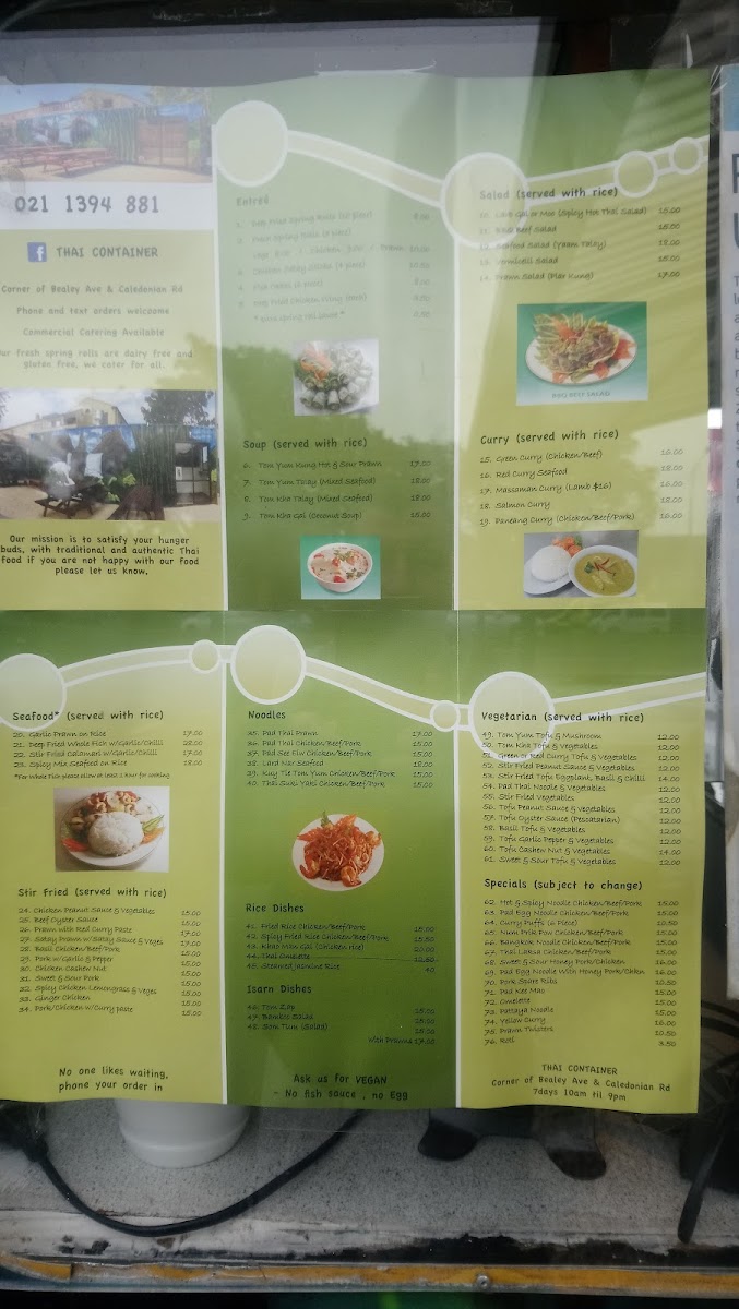 Menu Thai Container-7