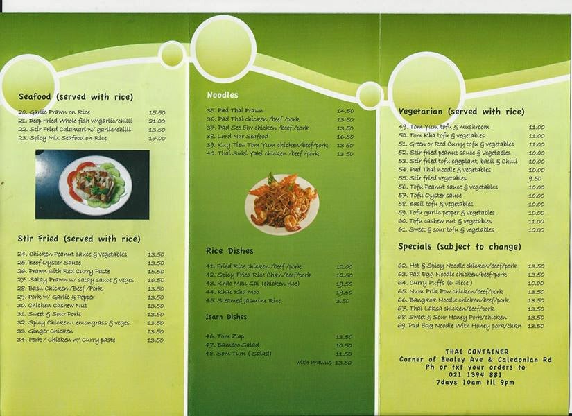 Menu Thai Container-8